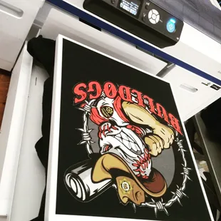 Direct to Garment Printing! Photo perfect prints in full color, shading, and detail! All at the same low rate.