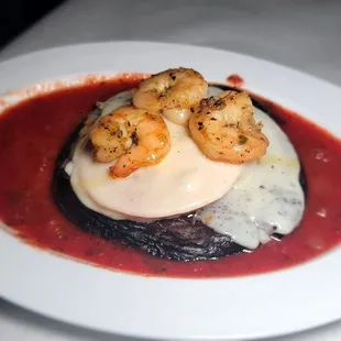 a plate of food on a table
