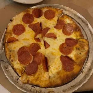 Quattro Formaggi (added pepperoni)