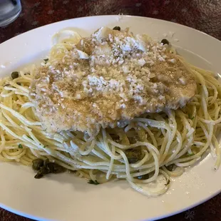 Chicken picatta lunch