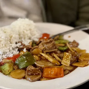 Green Pepper Beef Lunch Special