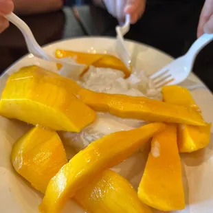 Mango with sticky rice