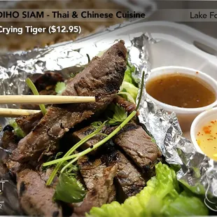 The Crying Tiger was alright; meat was a tad dry. (Overall rating: 3 Stars)