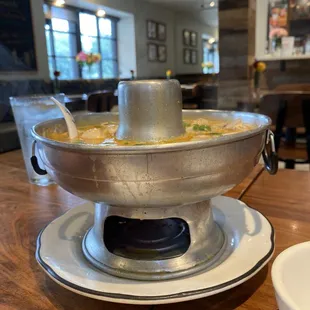 Tom Kha Soup with shrimp