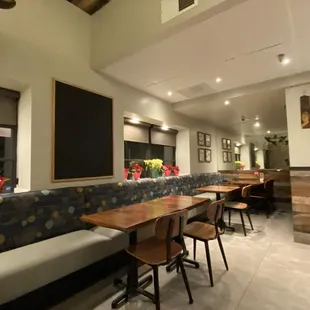 the interior of a restaurant