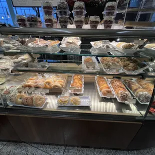 Pastry case - sweet and savory