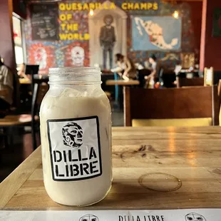 a jar of dilla libre