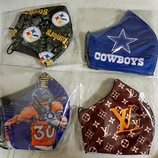 I wen' pick up some cloth face mask for my coworkers.