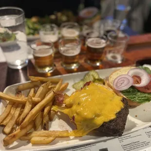 Dam bison burger