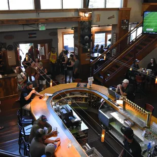 Dam Horseshoe Bar is open with evaporative cooling system for comfort.