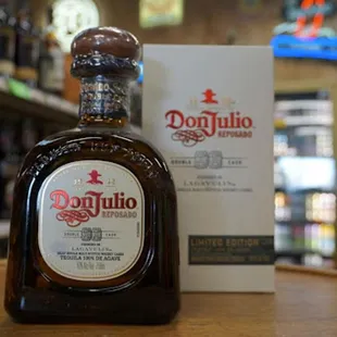 a bottle of don julio