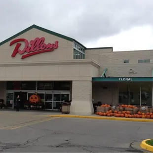 the front of the store