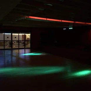 Dance floor and back patio