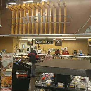 the inside of a grocery store