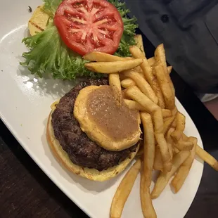 Bourbon burger