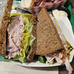 Turkey on Sweet Brown Bread