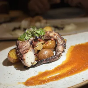 Grilled octopus