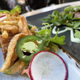 Crispy pork belly