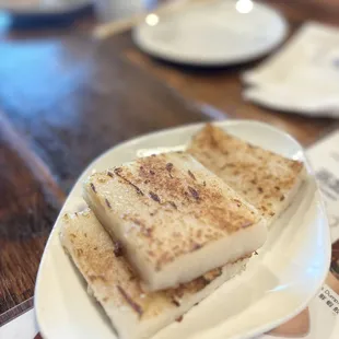 a plate of food on a table