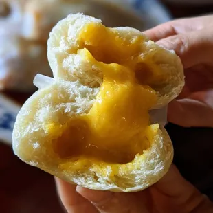 12. Creamy Salt Egg Buns (3). $3.95 ("M").