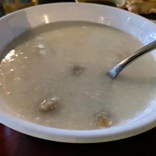 Pork Preserved Egg Congee