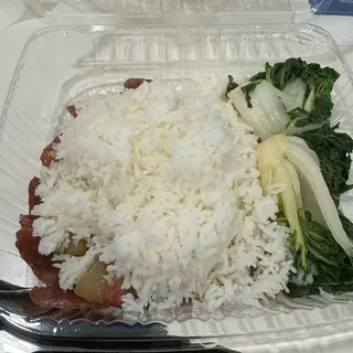 51. Steamed Chinese Sausage with Rice
