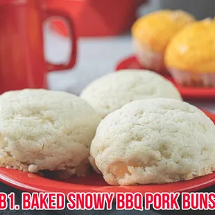 Baked Snowy BBQ Pork Buns