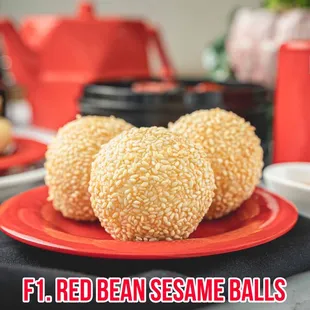 Red Bean Sesame Balls