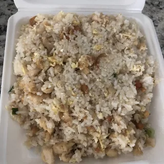 Salty Fish and Chicken Fried Rice