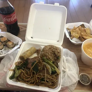 BBQ Pork Lo Mein Lunch
