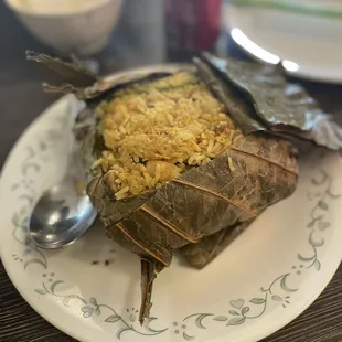 Fujian lotus leaf fried rice