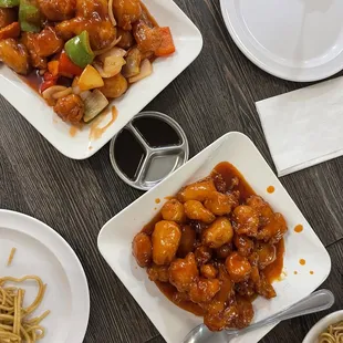 orange chicken sweet &amp; sour chicken