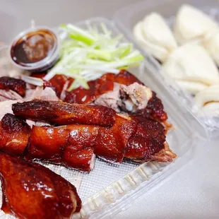 a variety of food items