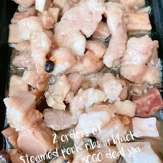 Steamed Pork Ribs in Black Bean Sauce