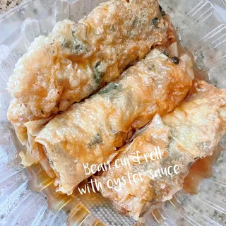 Bean Curd Roll with Oyster Sauce