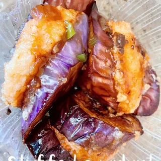 Cantonese Stuffed Eggplant.