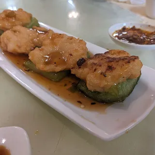 Cantonese Stuffed Bell Pepper