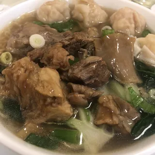 Beef Stew Wonton Noodle Soup