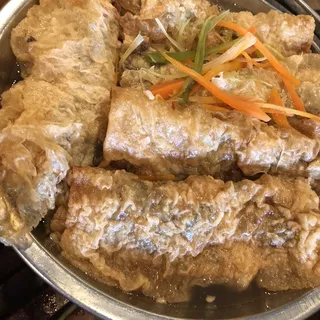 Bean Curd Roll With Pork & Shrimp (5)