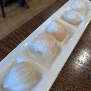 Crystal Shrimp Dumplings (Nicely done)