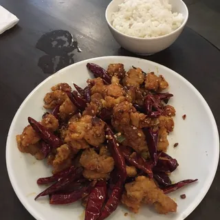 Diced Chicken with Chili Pepper