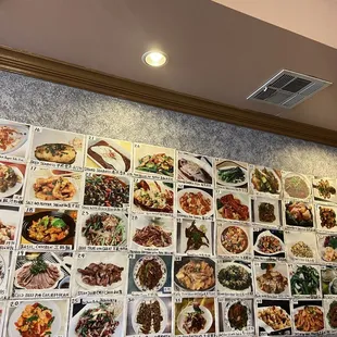 Menu wall