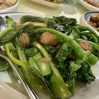 Chinese Vegetable Of The Day Sauted With Garlic Wine Sauce