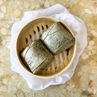 Sticky Rice in Lotus Leaf