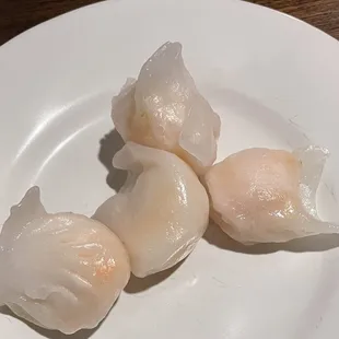 Crystal shrimp dumplings. Amazing.