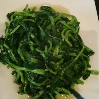 Garlic Snow Pea Leaves