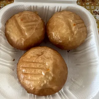 Deep fried egg custard/