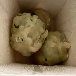 steamed fish ball/