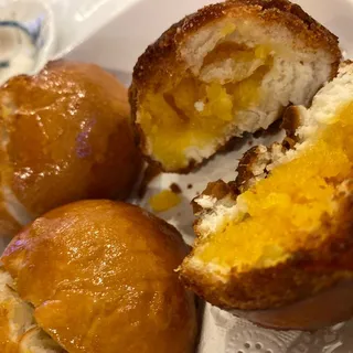 17. Deep Fried Yellow Bean Bun