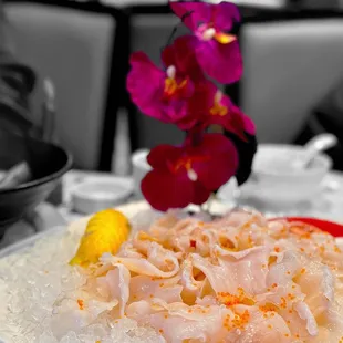 Fresh geoduck sashimi | ig: whaEVAeats